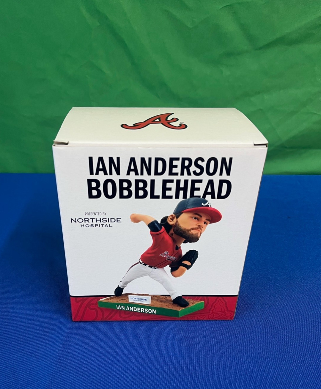 IAN ANDERSON Atlanta Braves World Series Bobblehead Truist Park 8/30/22 NIB