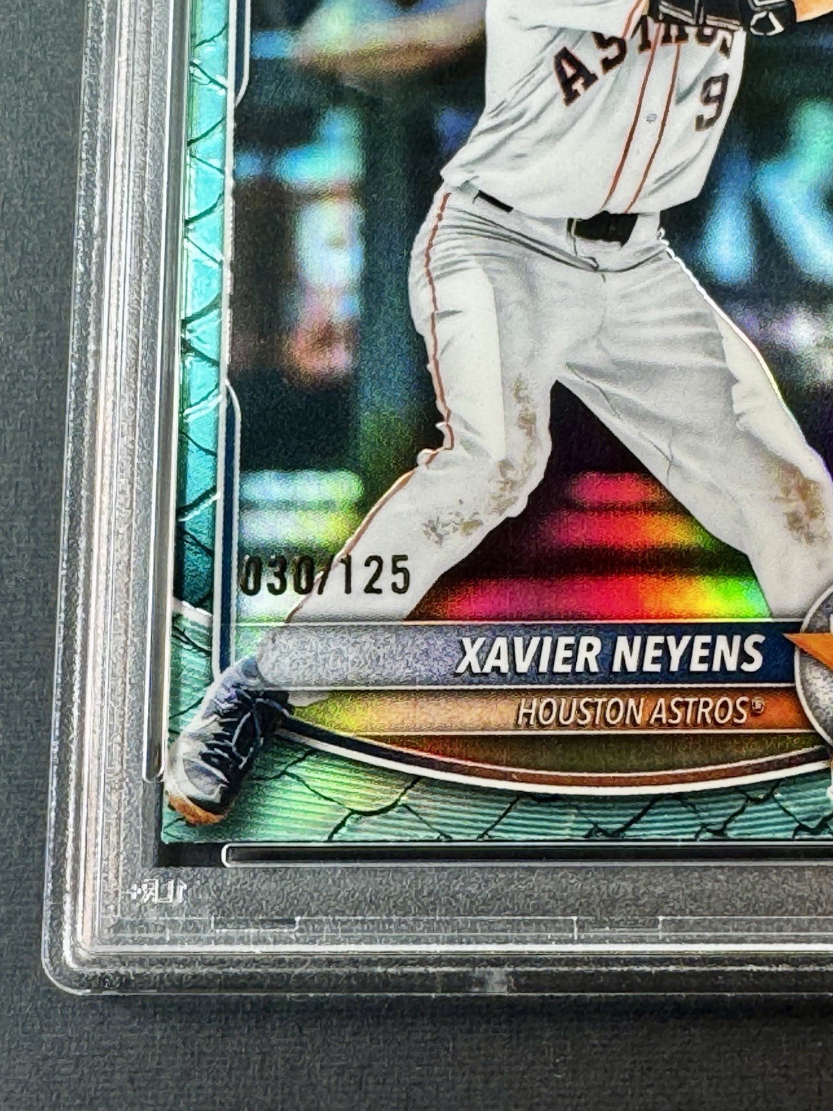 2025 Bowman Draft Chrome Xavier Neyens #BDC-2 Aqua Reptilian /125 PSA 9 Low Pop