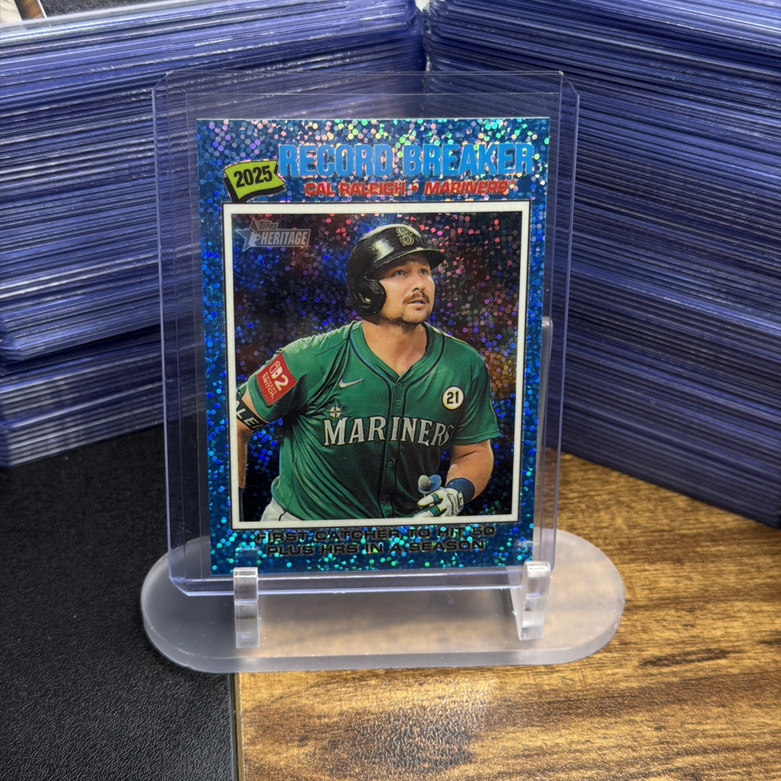 2026 Topps Heritage Chrome Blue Sparkle – You Pick – Stars & Rookies