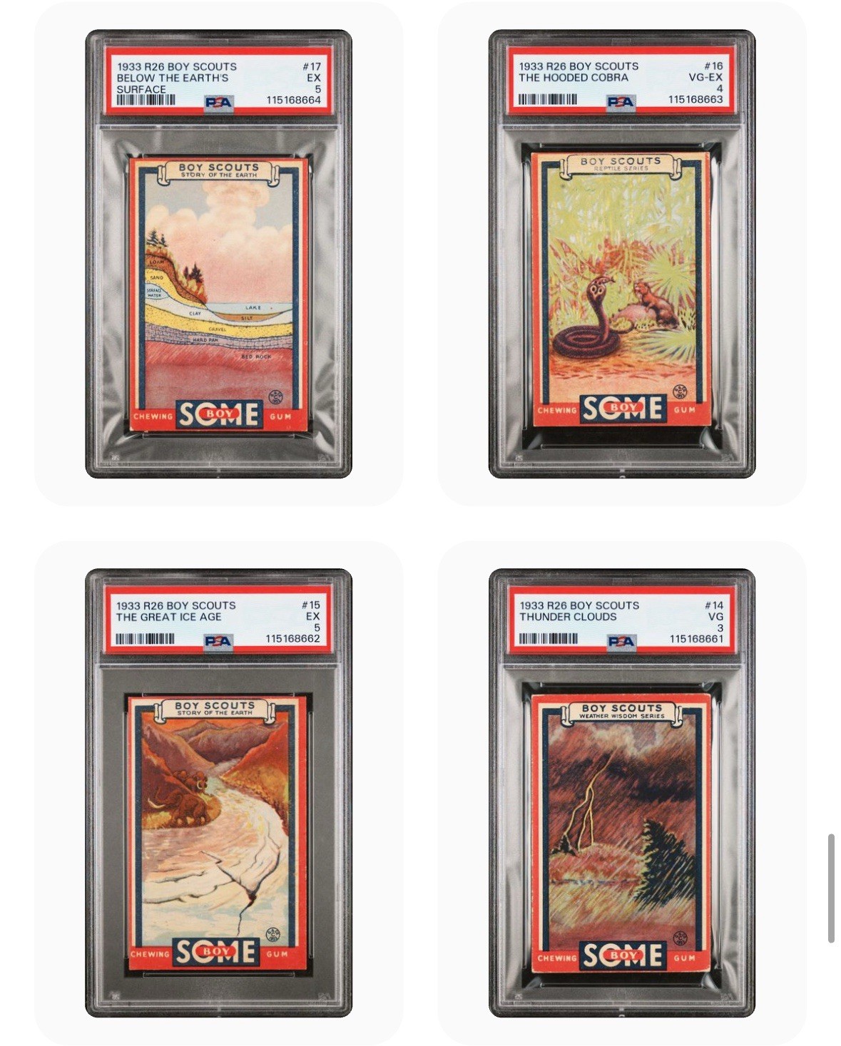 1933 Goudey Some Boy Scouts R26 Complete Set 48ALL GRADED! AVG PSA 4.2! SCARCE!