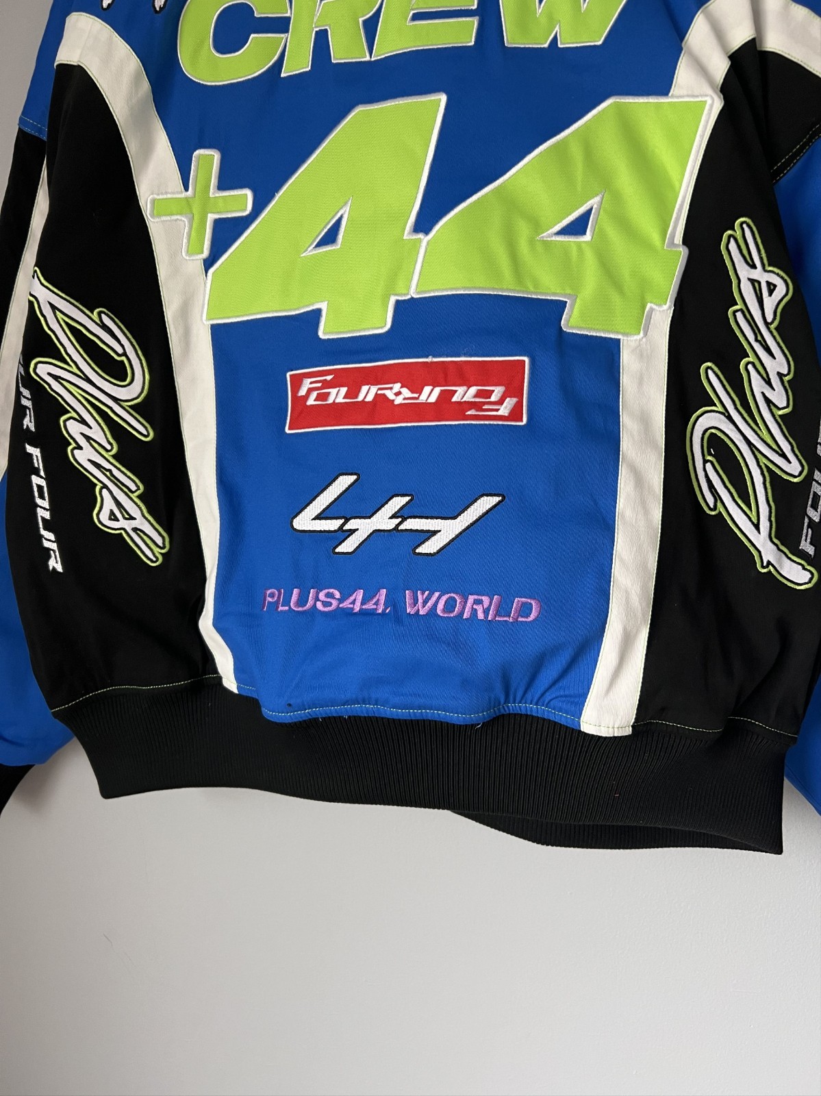 +44 Lewis Hamilton Crew Bomber Jacket PLUS 44 Still We Rise 2XL New