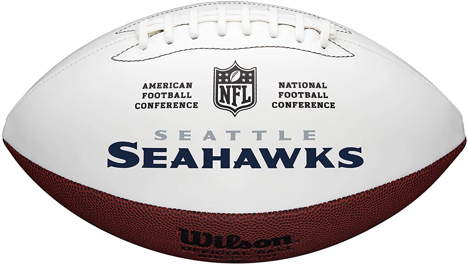 Seattle Seahawks Full Size Autograph Signature Series White Panel Football