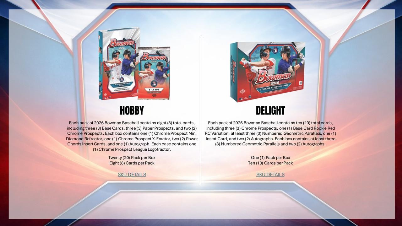 2026 Bowman Baseball Mega Box