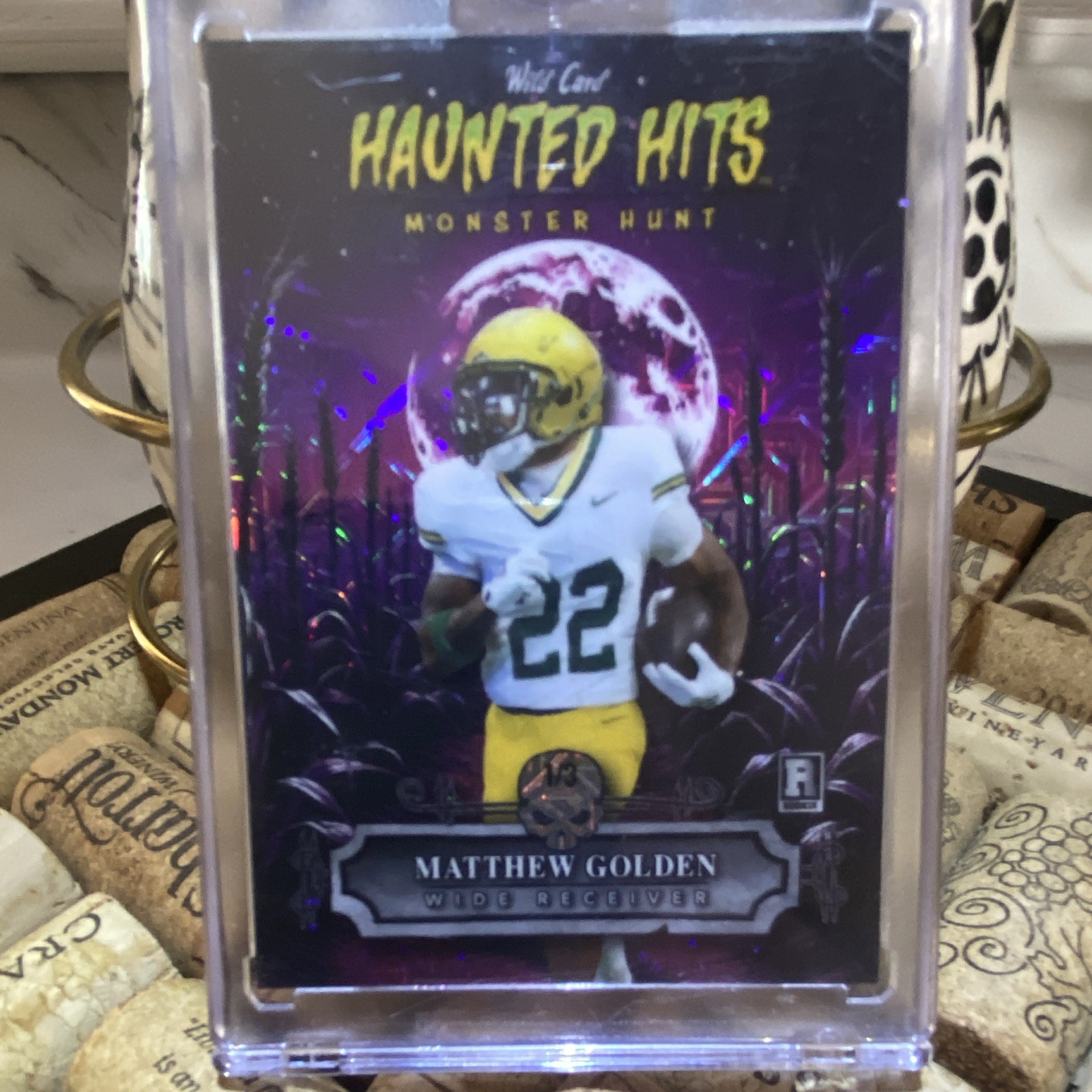 Wild Card Haunted Hits Matthew Golden Purple 1/3 RC