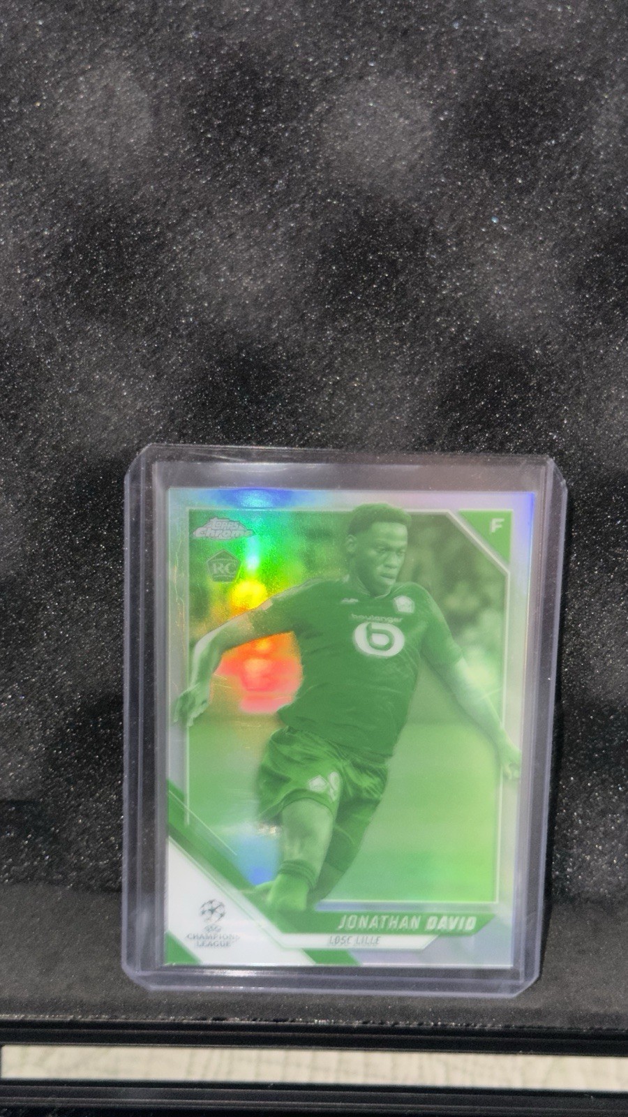 Topps Chrome 2021-22 UCL Jonathan David LOSC Lille #191 Night Vision RC /225