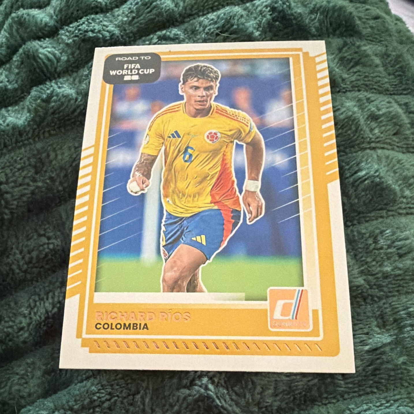Panini Road to FIFA World Cup 26 Sticker 126 Richard Ríos Colombia Portrait