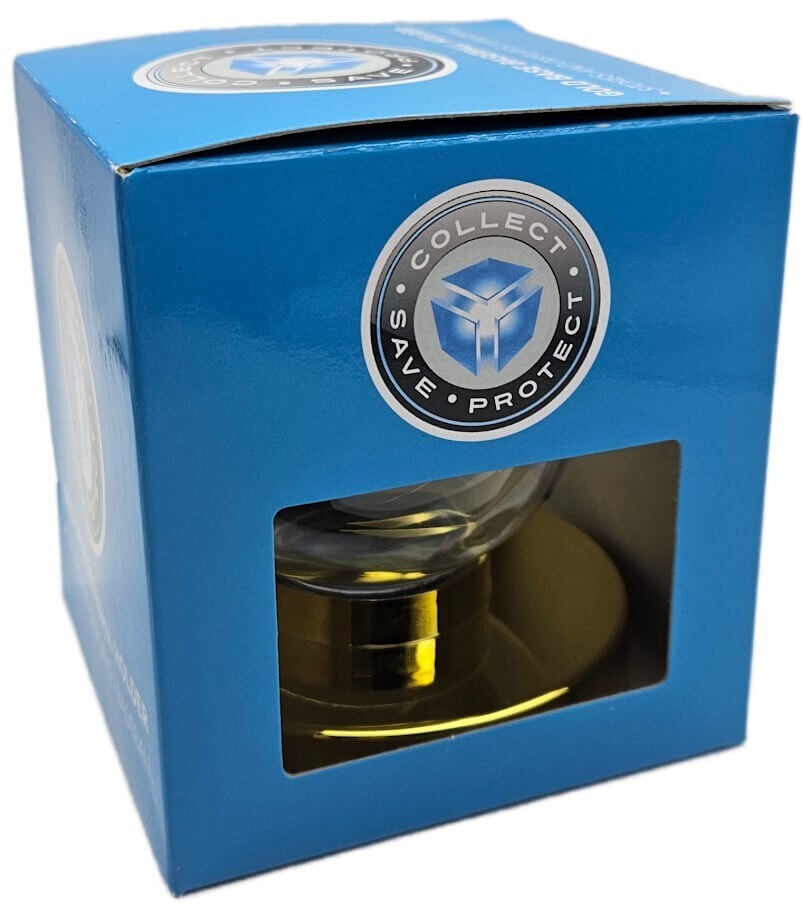 CSP Gold Base Baseball Holder Protective Display Case For Balls – Gold Pedestal