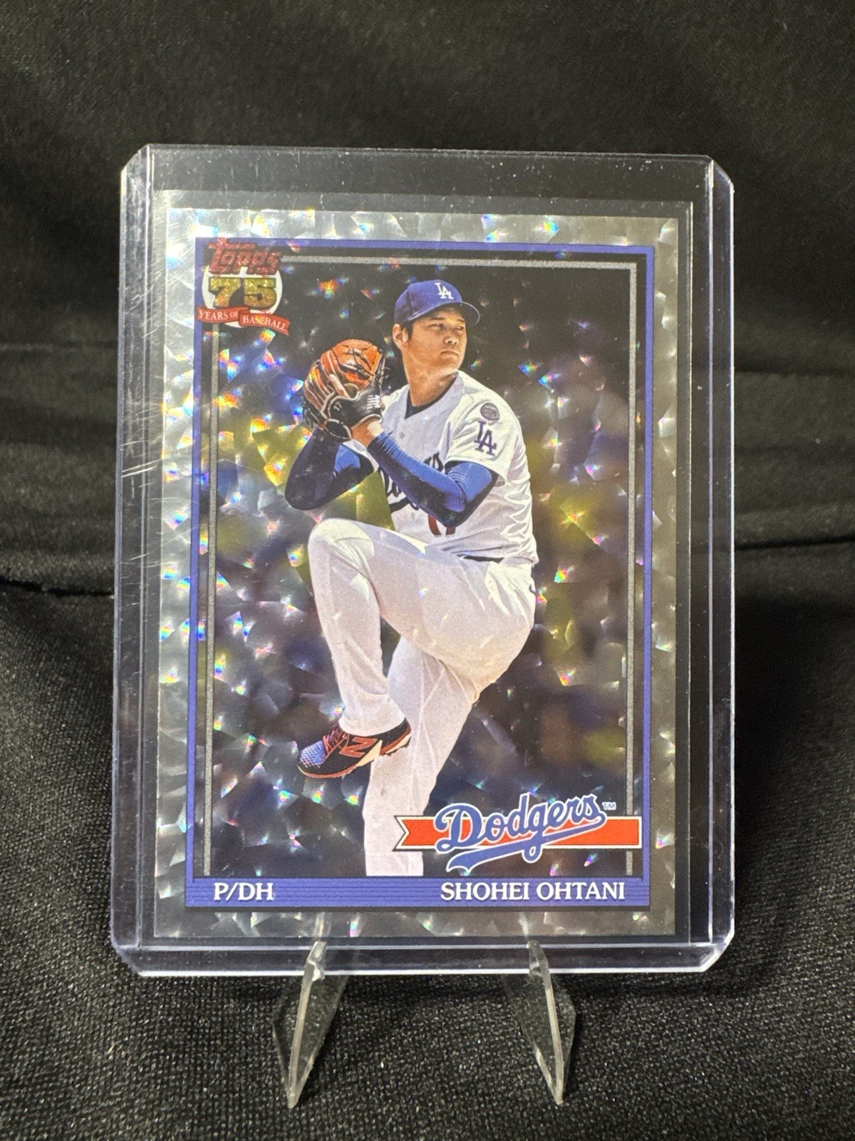 2026 Topps Series 1 Shohei Ohtani #T91-100 1991 Crackle Foil SP Dodgers #T91-100