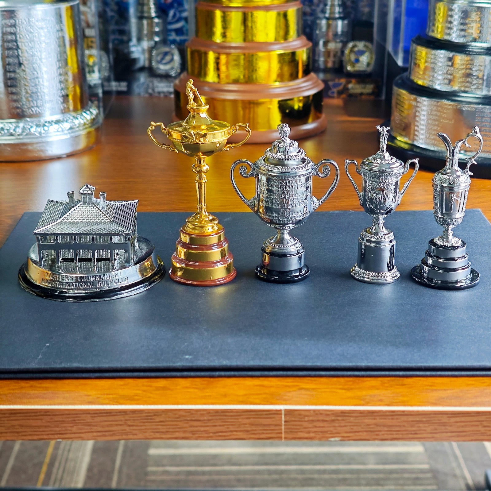 Golf Grand Slam Championship Metal Replica 5 Trophy Without Display Case