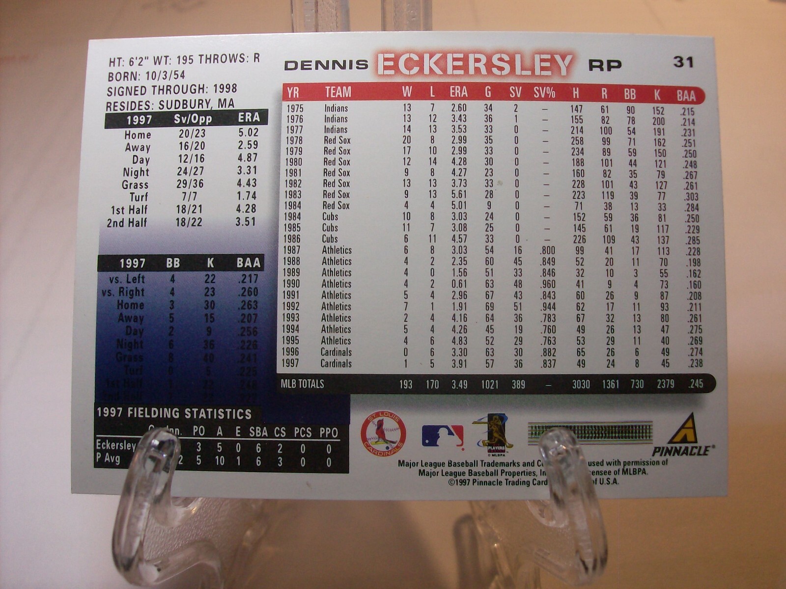 1998 Score Baseball #30 – Ryan Klesko – Atlanta Braves 98-929