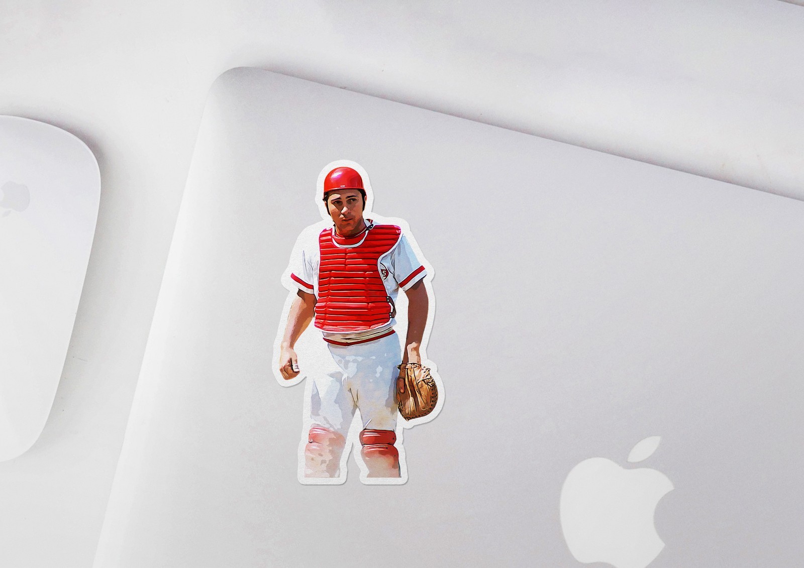 Johnny Bench Cincinnati Reds Sticker Decal–Glossy Waterproof Vinyl Self