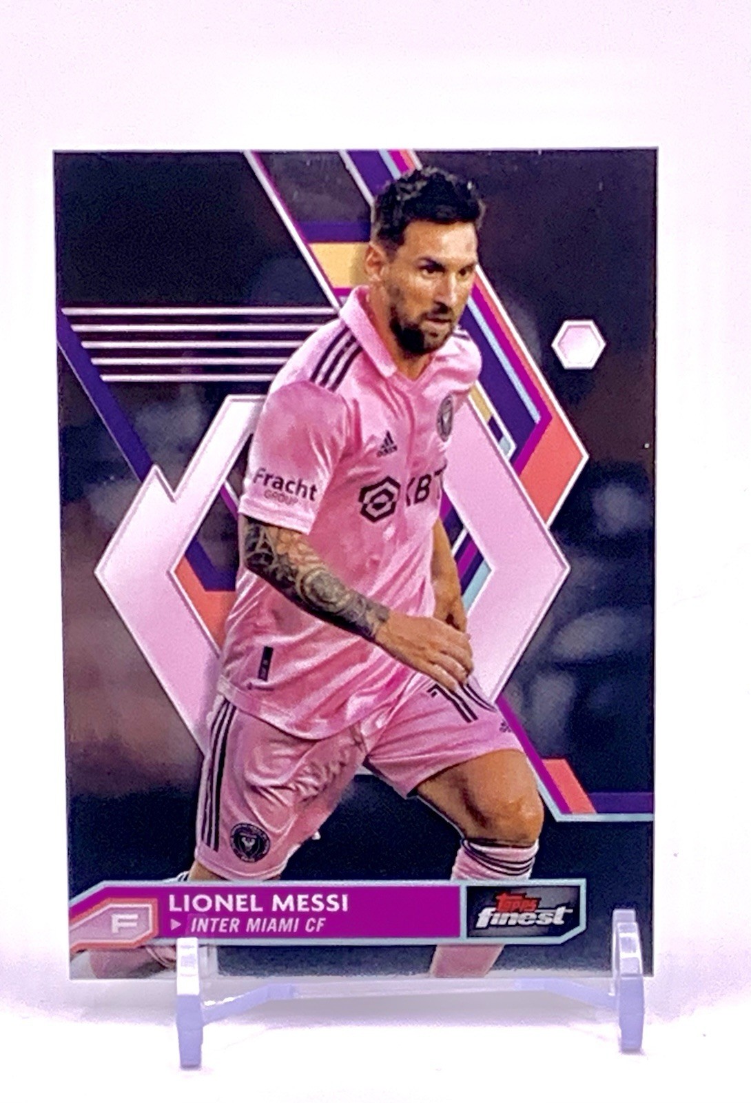 Lionel Messi 2023 Topps Finest MLS Base #1 First Year Inter Miami CF