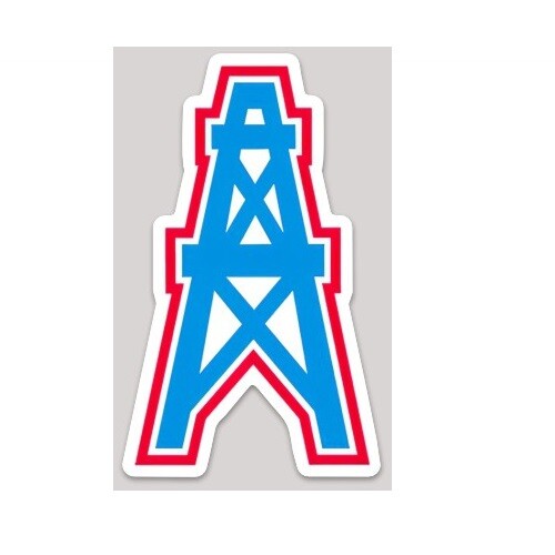 Houston Oilers Football Logo Available Multiple Sizes Sticker Decal
