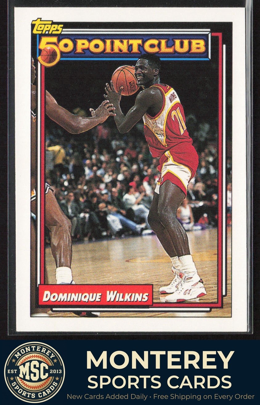 Dominique Wilkins 1992-93 Topps 50 Point Club #200 Atlanta Hawks