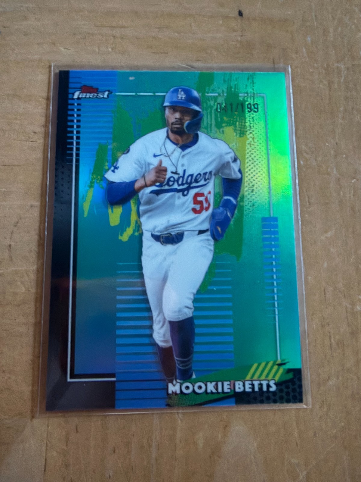 2026 Topps Finest Mookie Betts #45 Common Aqua /199