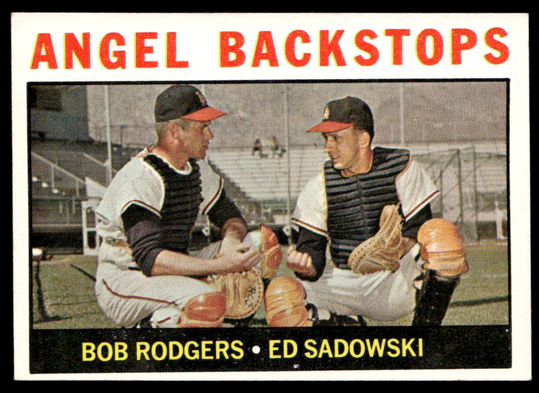 1964 Topps #61 Rodgers / Sadowski Baseball Los Angeles Angels