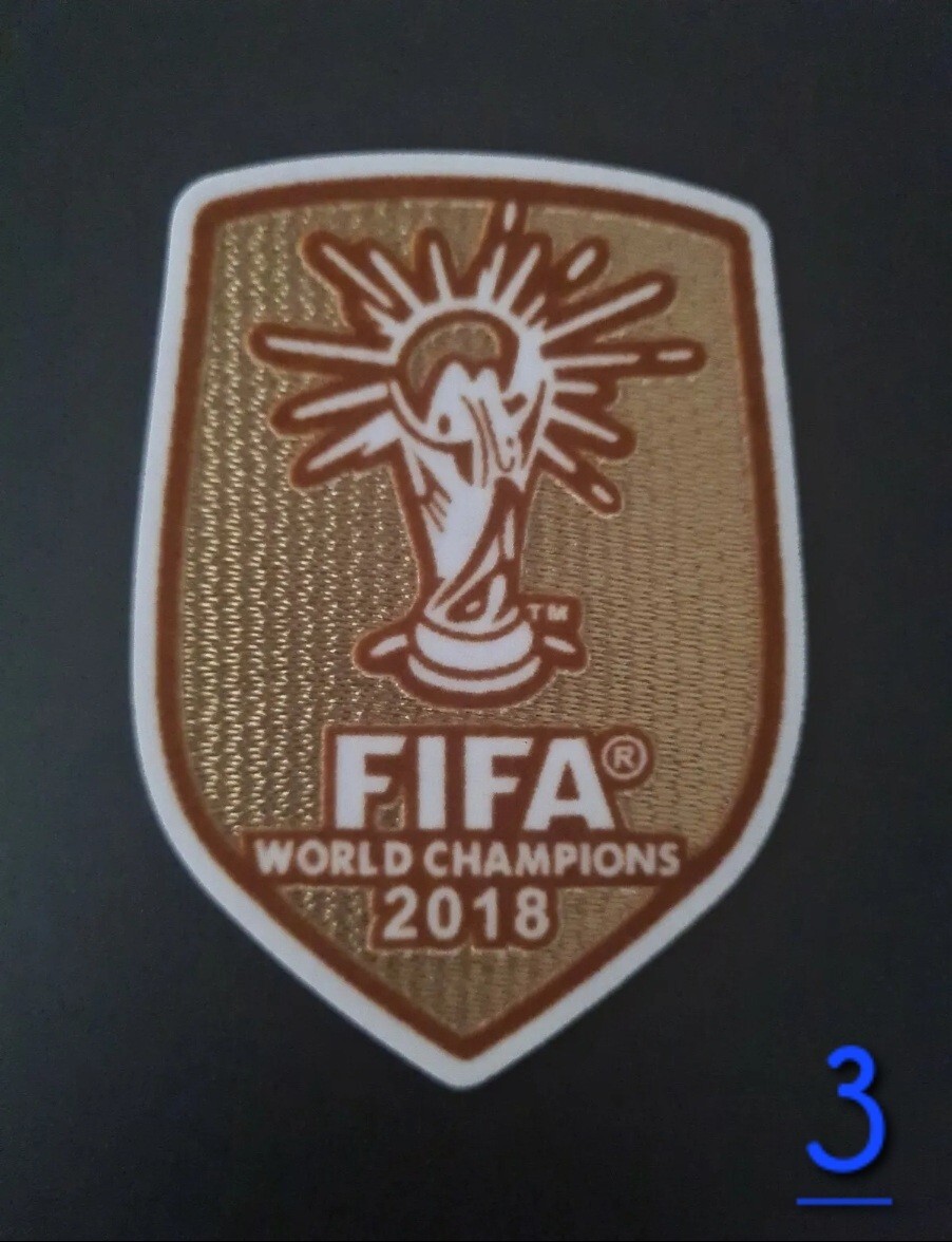 World Cup Champions Winner 2018 patch France Les Bleus Soccer badge Francia…#3