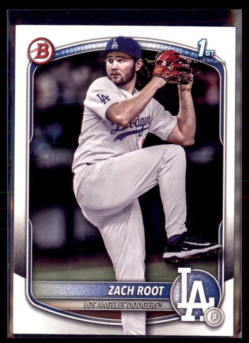 2025 Bowman Draft Paper Zach Root Dodgers BD-22 1st 5 card lot