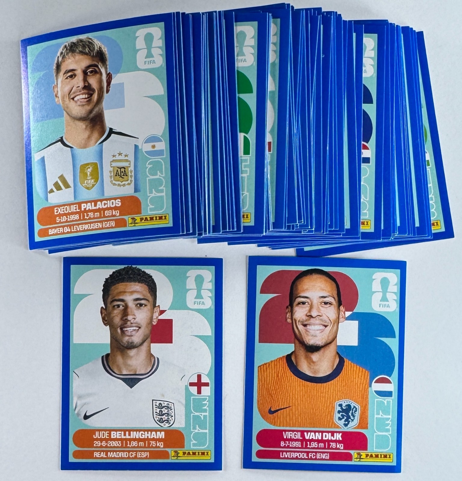 2026 Panini FIFA World Cup Stickers BLUE BORDER YOU PICK Free Shipping!