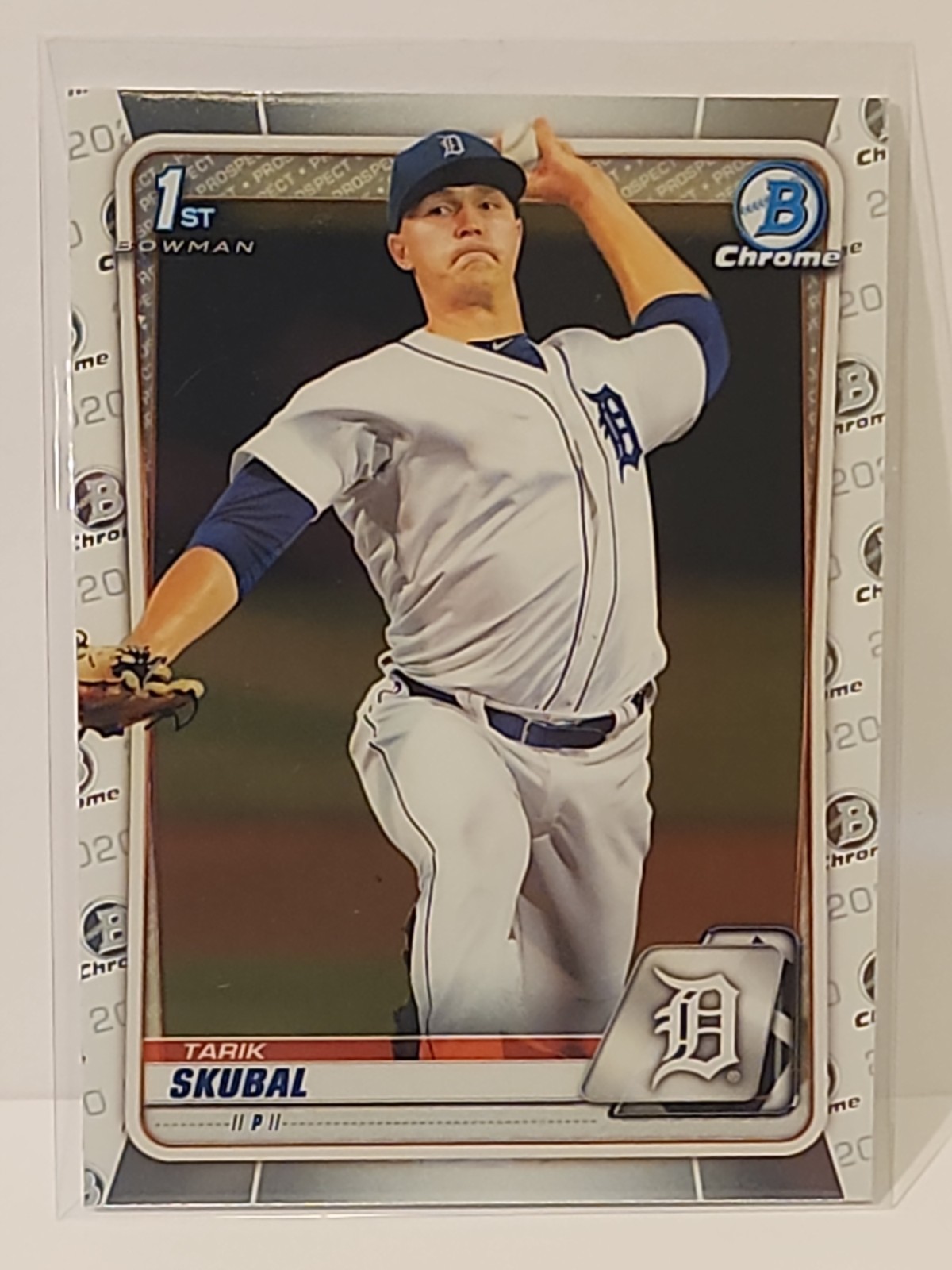2020 Topps Bowman Chrome Tarik Skubal 1st Bowman Tigers #BCP-108
