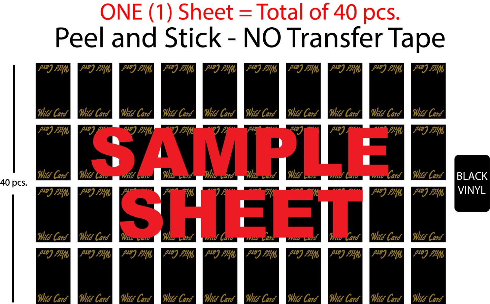 ONE TOUCH STICKERS WILD CARD SEALS WILD CARD LABELS WILD CARD FOOTBALL LABELS
