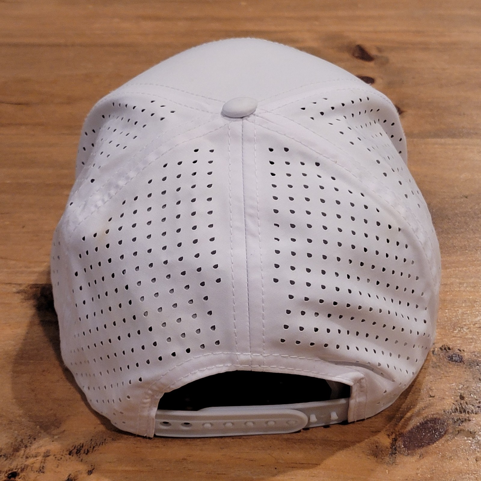 Norman Oklahoma Hard At It Panel Hat Snapback White PVC Patch One Size