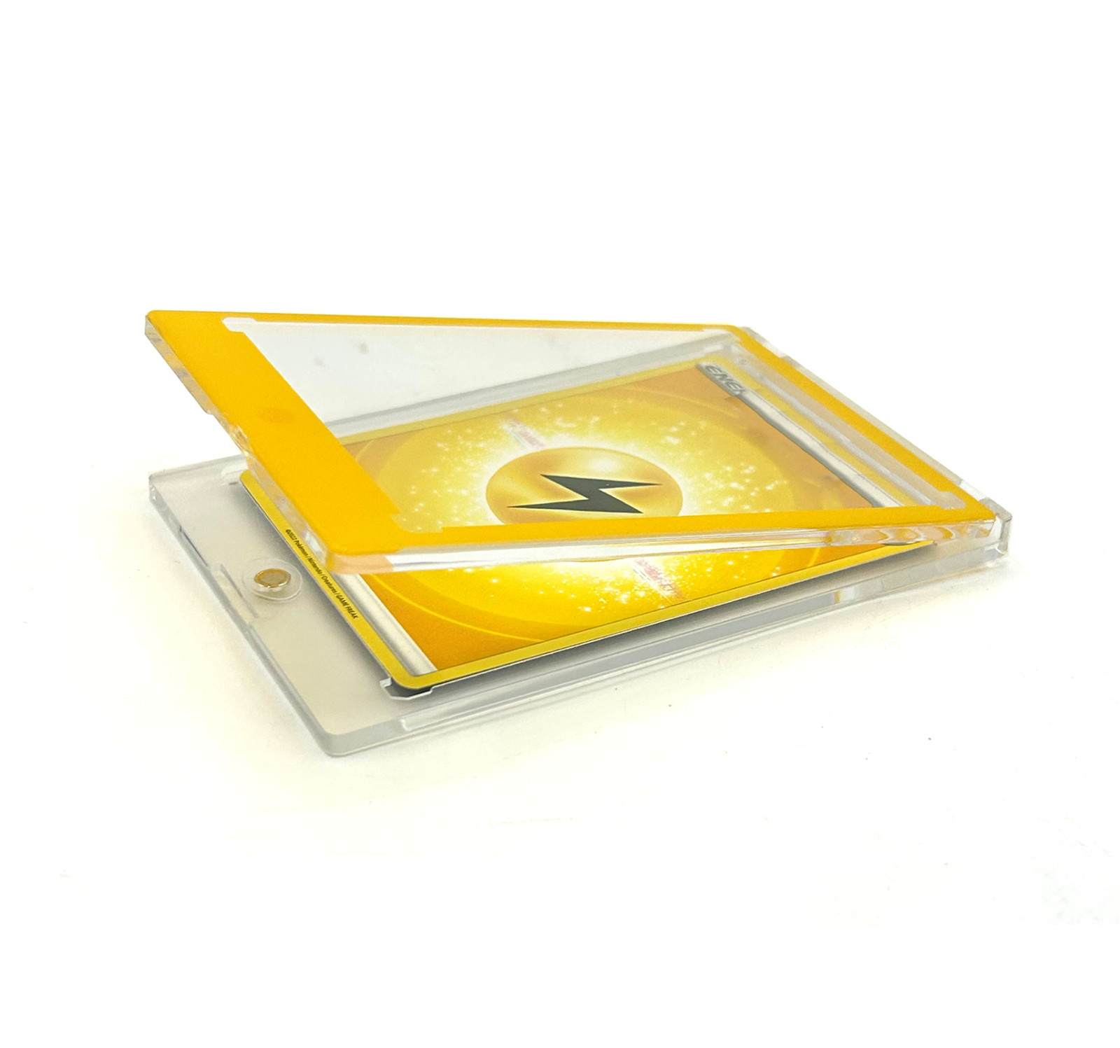 CF Magnetic Card Holder One Touch Case YELLOW BORDER – 35PT-360PT Sizes