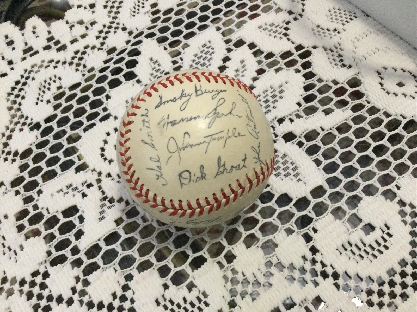 1963 National League All Star Stamped Baseball