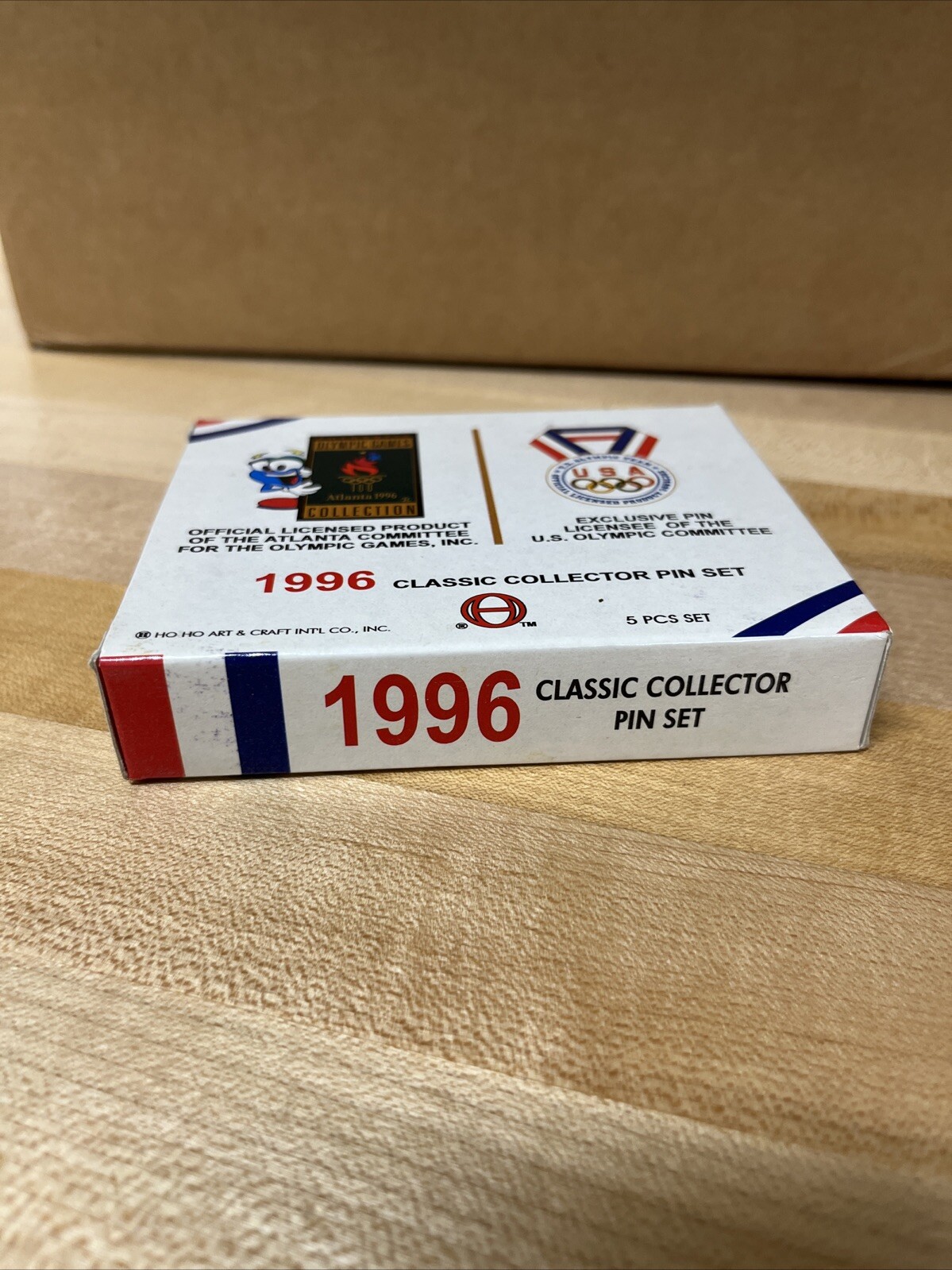 1996 OLYMPIC GAMES OFFICIAL CLASSIC COLLECTOR PIN SET 5 Pcs ATLANTA NEW