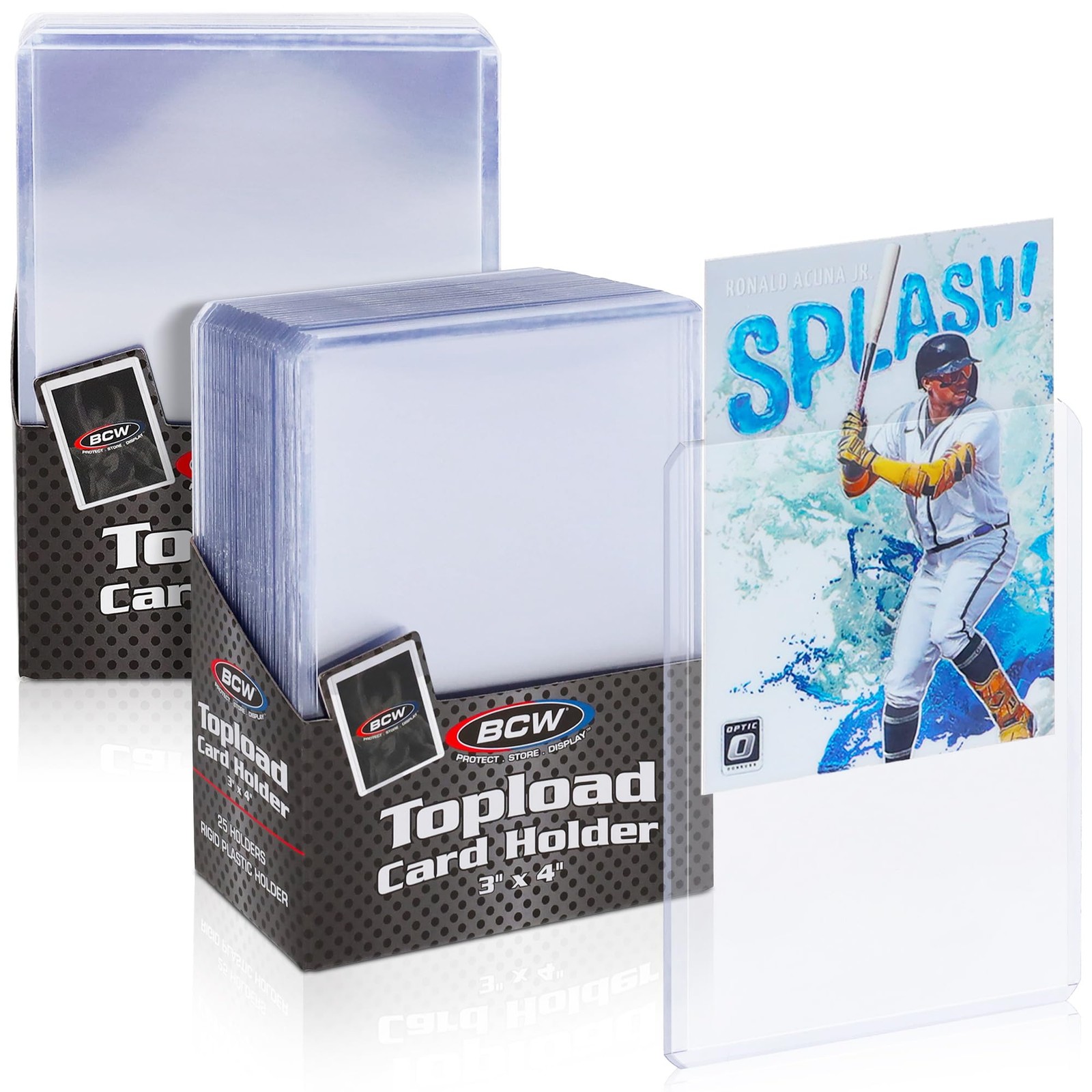 3×4 Topload Card Holder – Standard – 50ct | Rigid PVC Trading Card Protection…