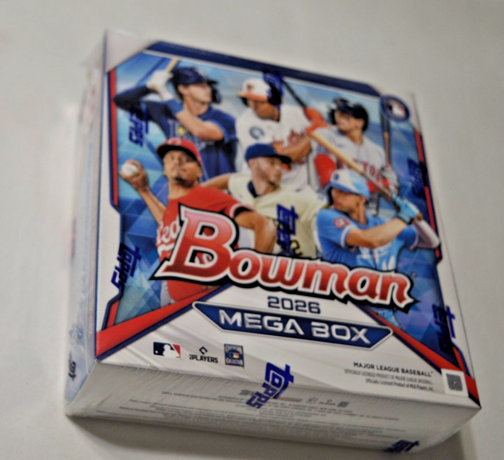 2026 BOWMAN BASEBALL MEGA BOX 7 PACKS 6 CARDS PER PACK – 42 CARDS
