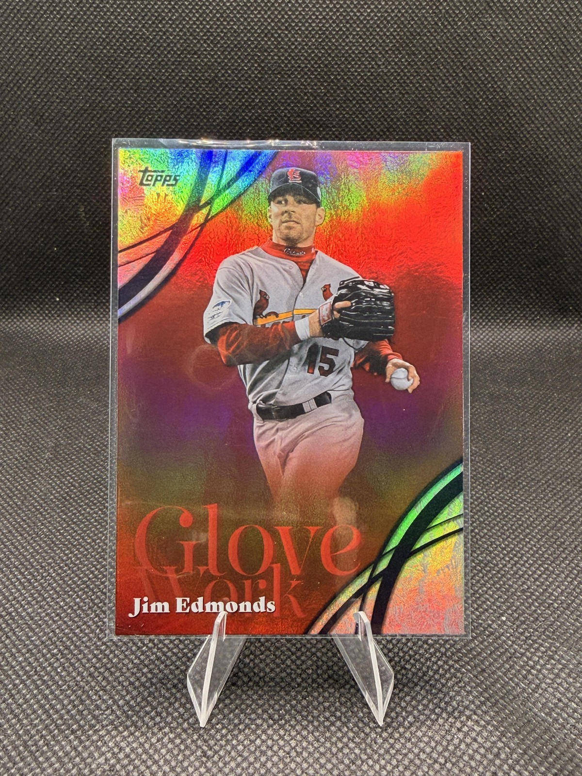 2026 Topps #GW-51 Jim Edmonds Glove Work