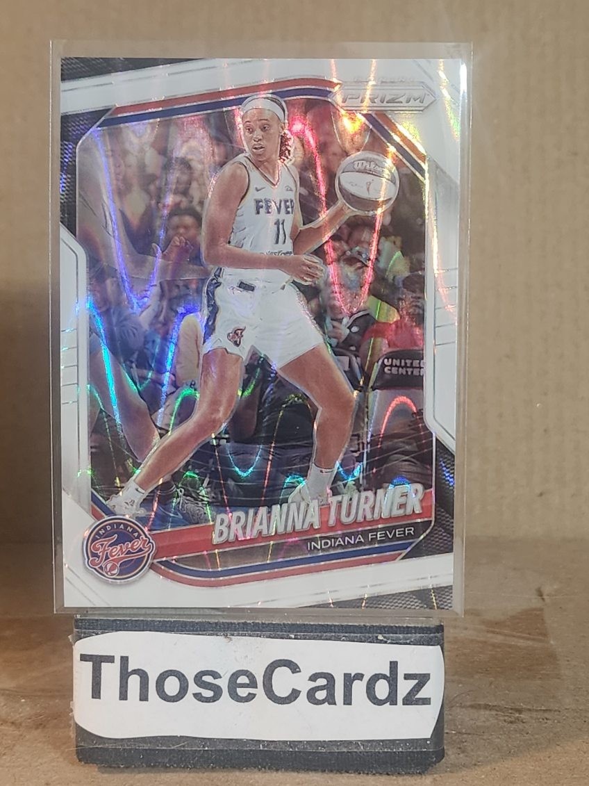 2025 Panini Prizm WNBA White Seismic Prizm #105 Brianna Turner