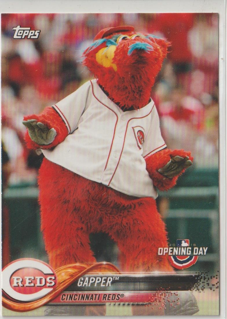 TOPPS OPENING DAY MASCOTS FROM 2018 – 2022 PICK YOUR CARD