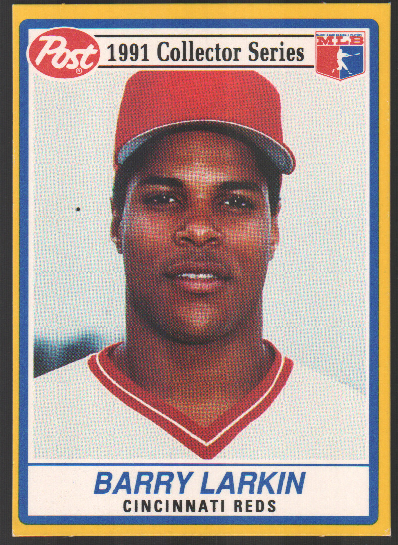 1991 Post Cereal #18 – Barry Larkin – Cincinnati Reds 91-1060