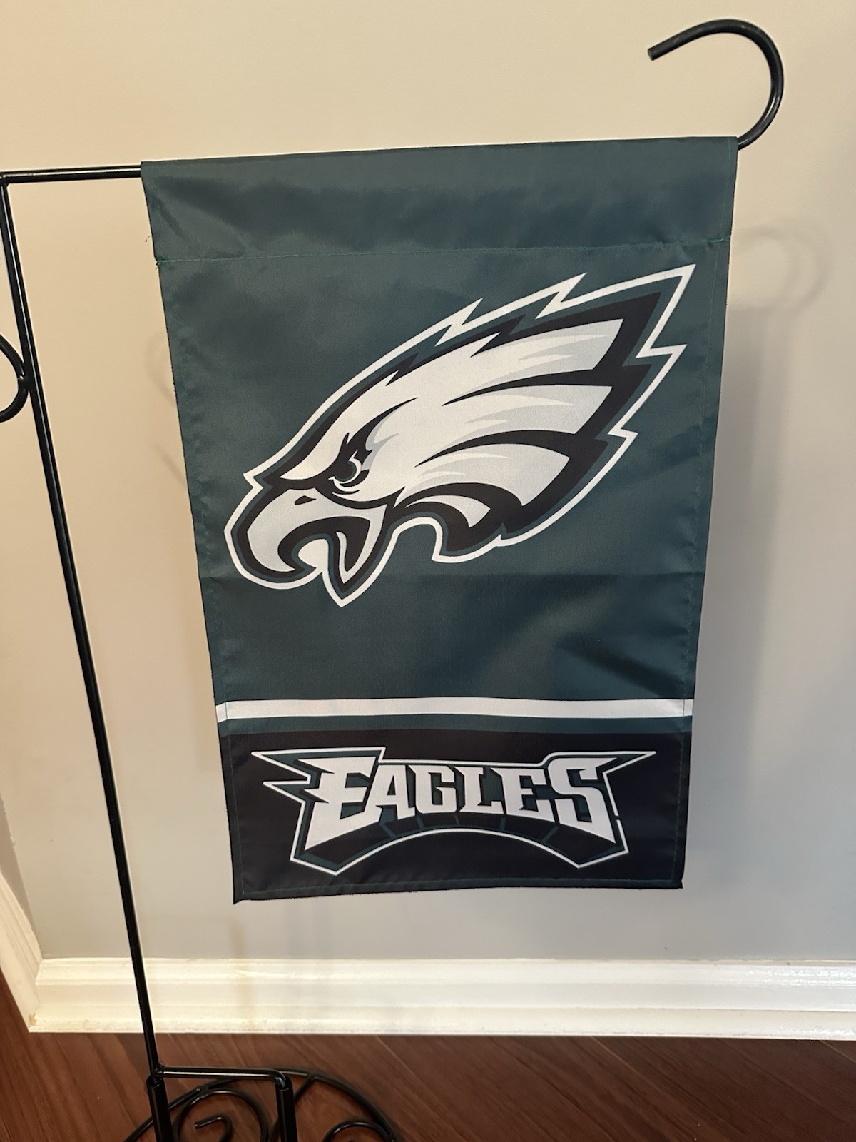Philadelphia Eagles Garden Flag Double Sided Midnight Eagles Premium Yard Flag