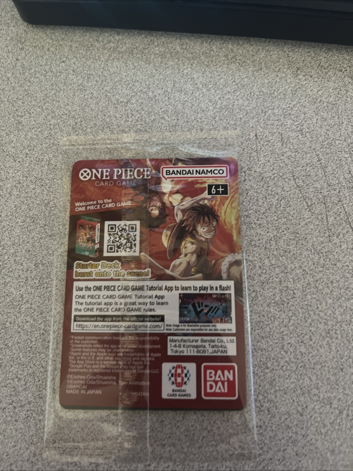 Dodgers x One Piece Collab Promo Card Monkey D. Luffy Limited Edition