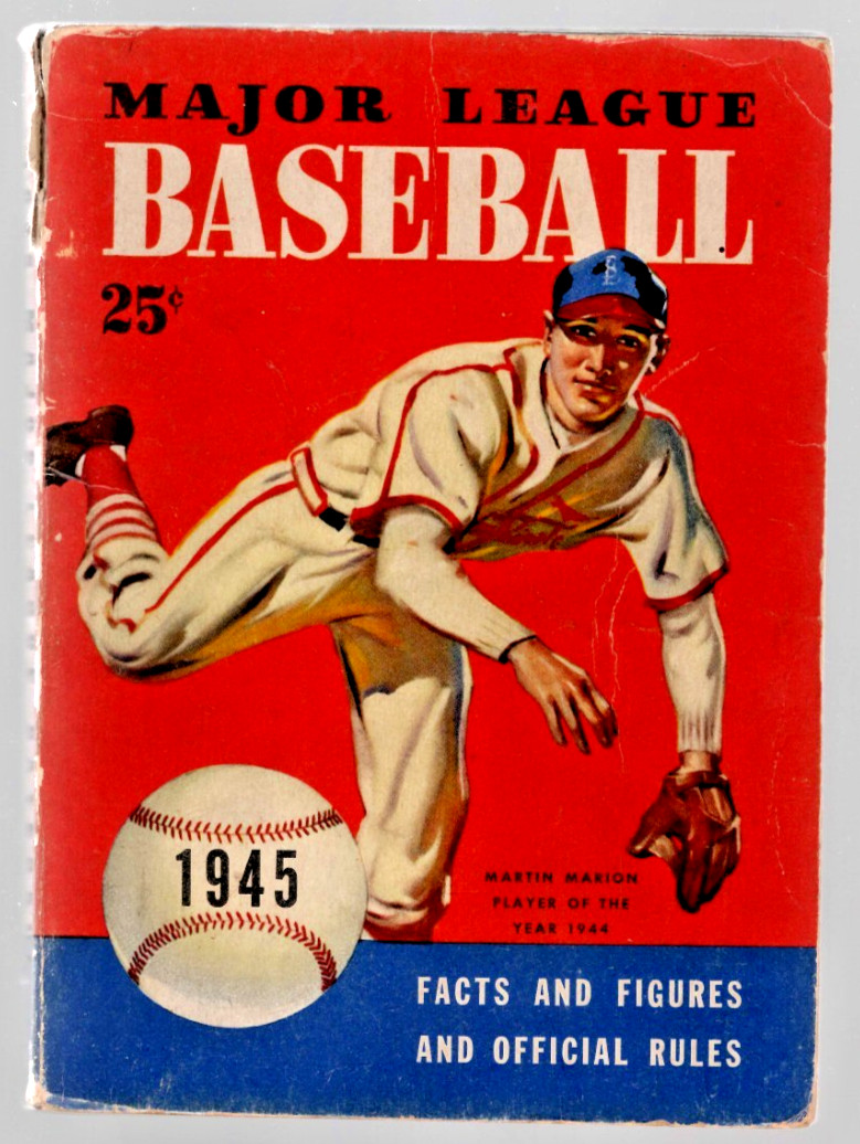 Whitman Publishing Co. 1945 Major League Baseball Martin Marion Cover 144 Pages