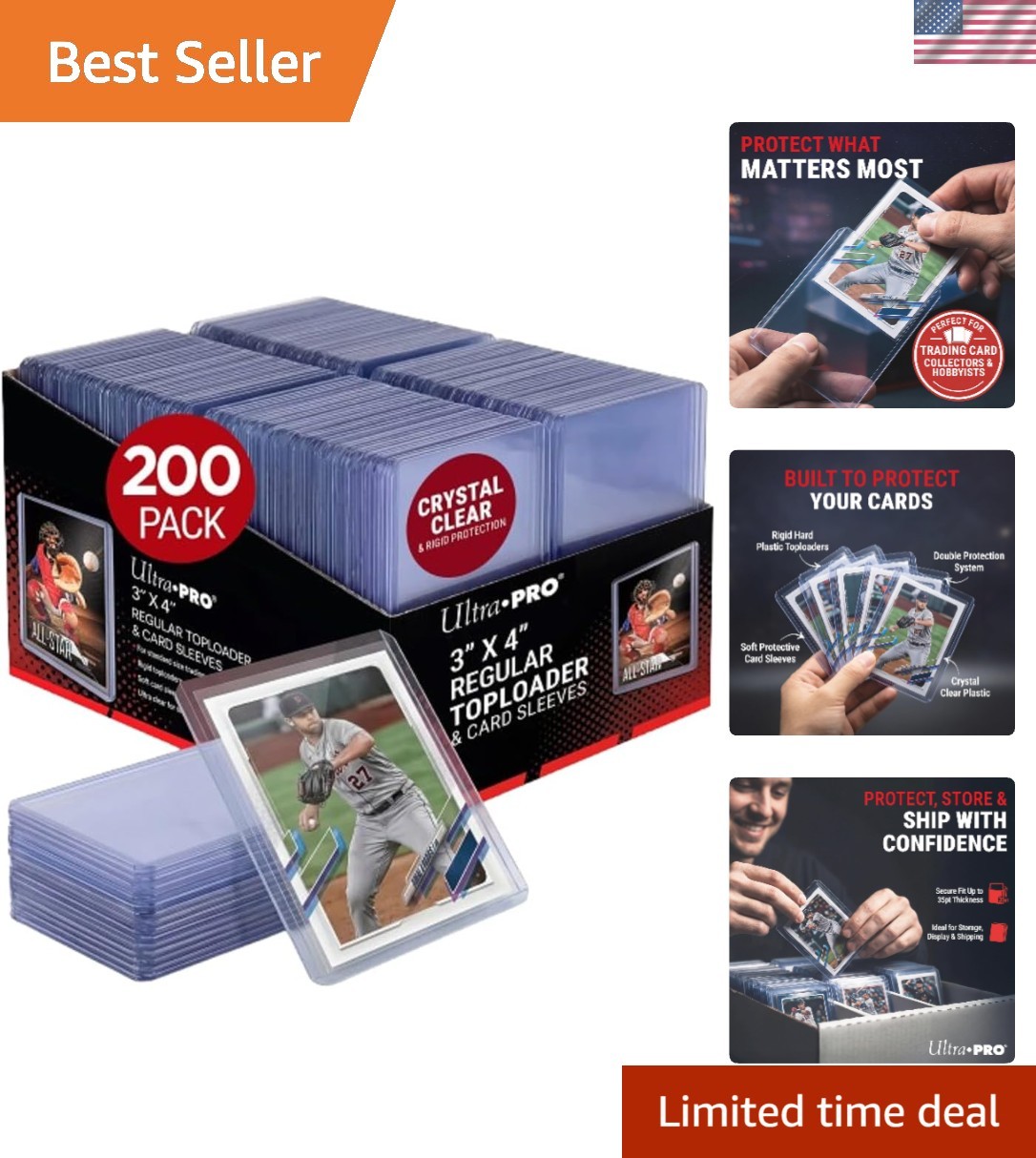 200 Trading Cards 3″ x 4″