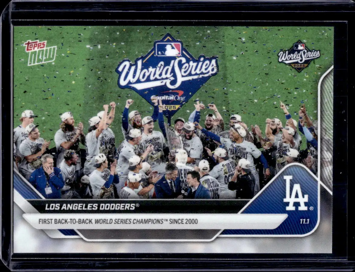 2025 Topps Now #929 Los Angeles Dodgers Base Card (Quantity)