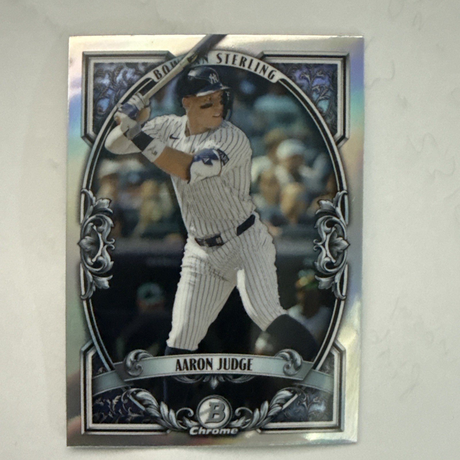 2026 Bowman #BST-4 Aaron Judge Bowman Sterling Chrome Refractor NY Yankees