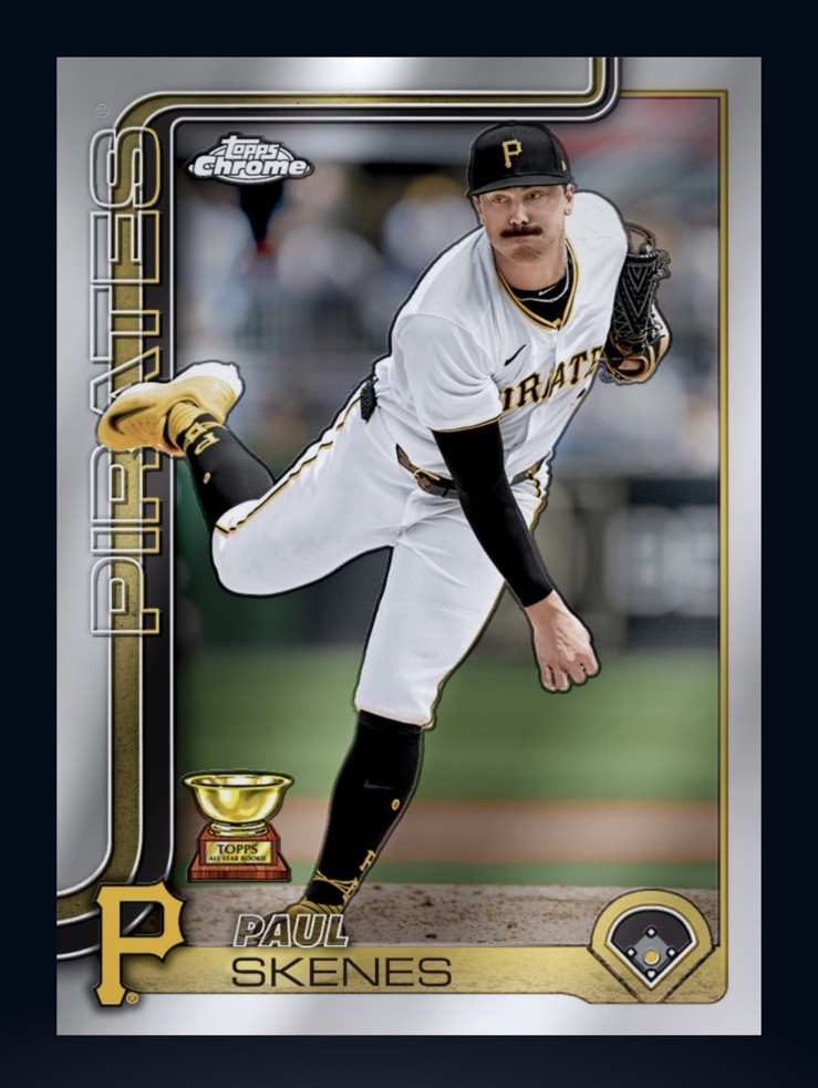 2025 MLB TOPPS S.1 Chrome – Rookie Cup – PAUL SKENES (Topps MLB Bunt DigitaICard