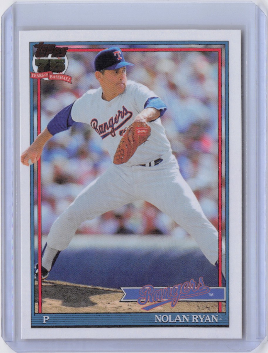 2026 Topps Nolan Ryan 1991 Throwback #T91-97 Texas Rangers