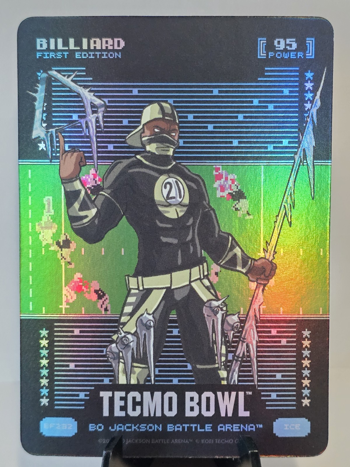 Bo Jackson Battle Arena Tecmo Bowl Billiard Ice Battlefoil Dalton Hillard BF232