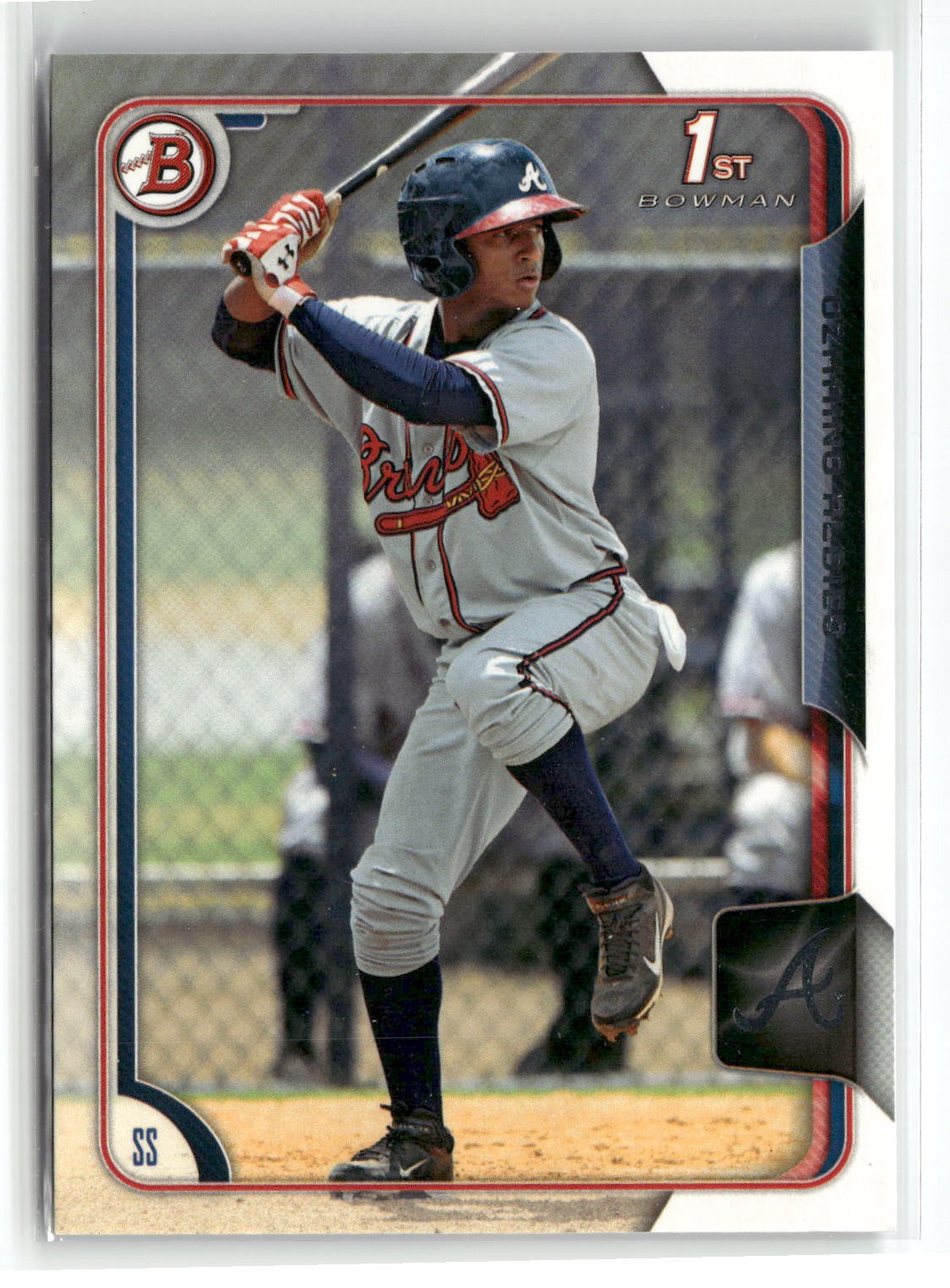 2015 Bowman – Prospects #BP71 Ozhaino Albies Atlanta Braves
