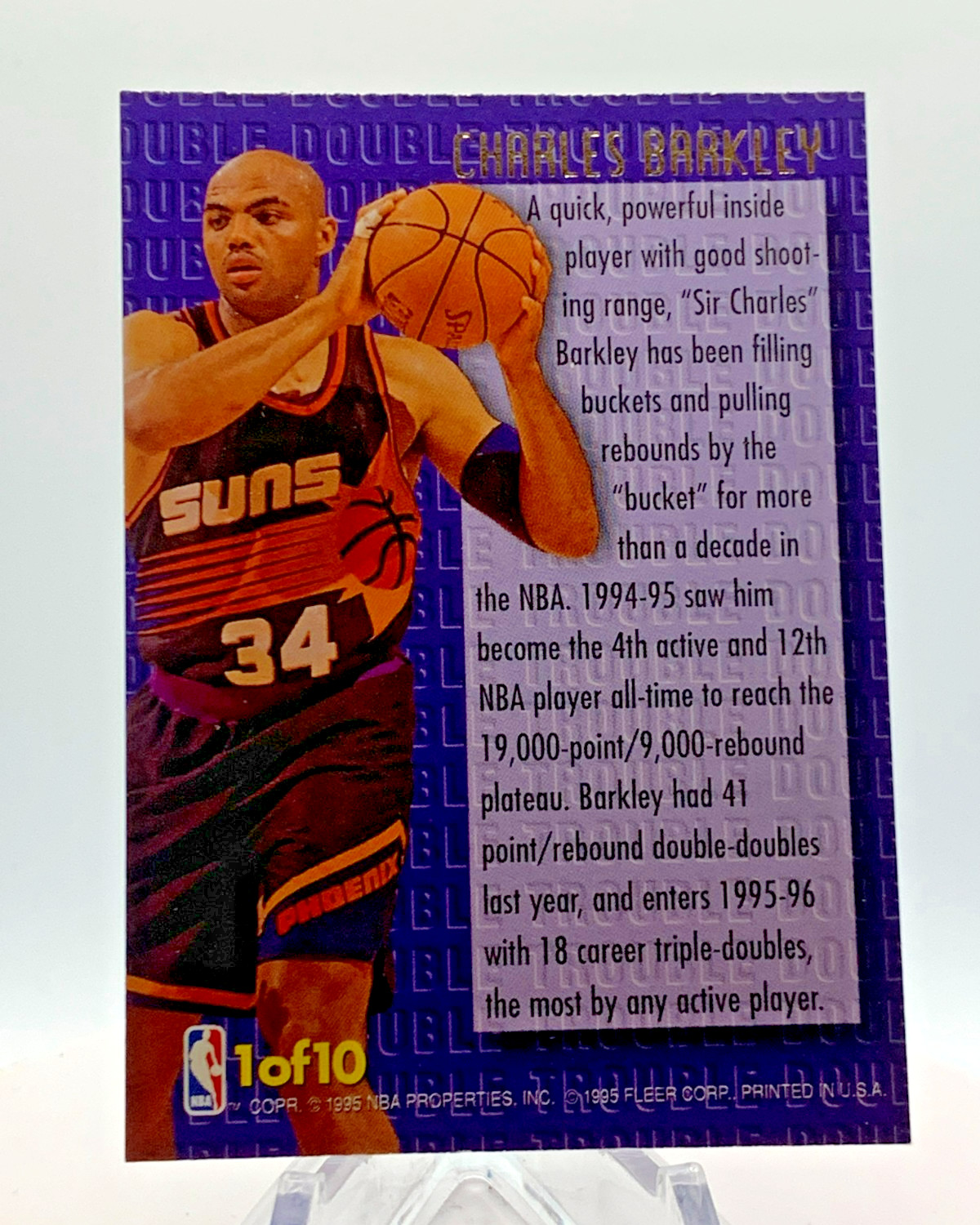 1995-96 Fleer Ultra – Double Trouble Charles Barkley #1