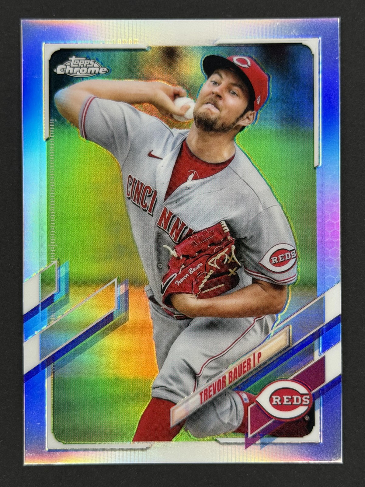 Trevor Bauer 2021 Topps Chrome Refractor – #77