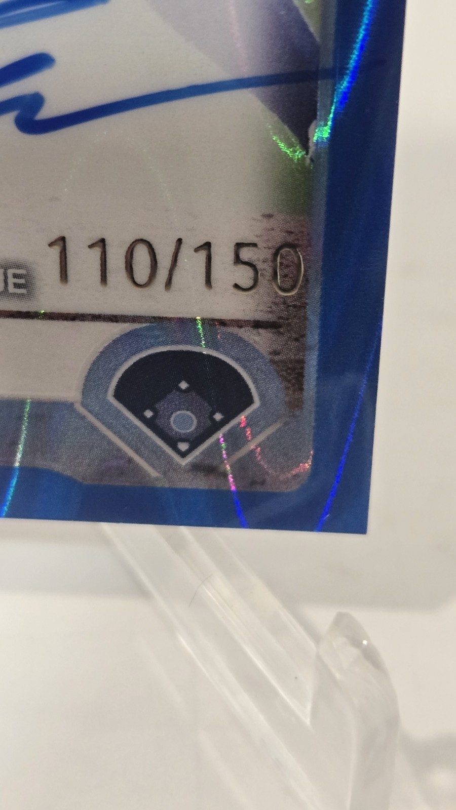🔥2025 Topps Chrome Jake Bloss RC⚾️ON CARD AUTO BLUE RAYWAVE NUMBERED 110/150!🔥