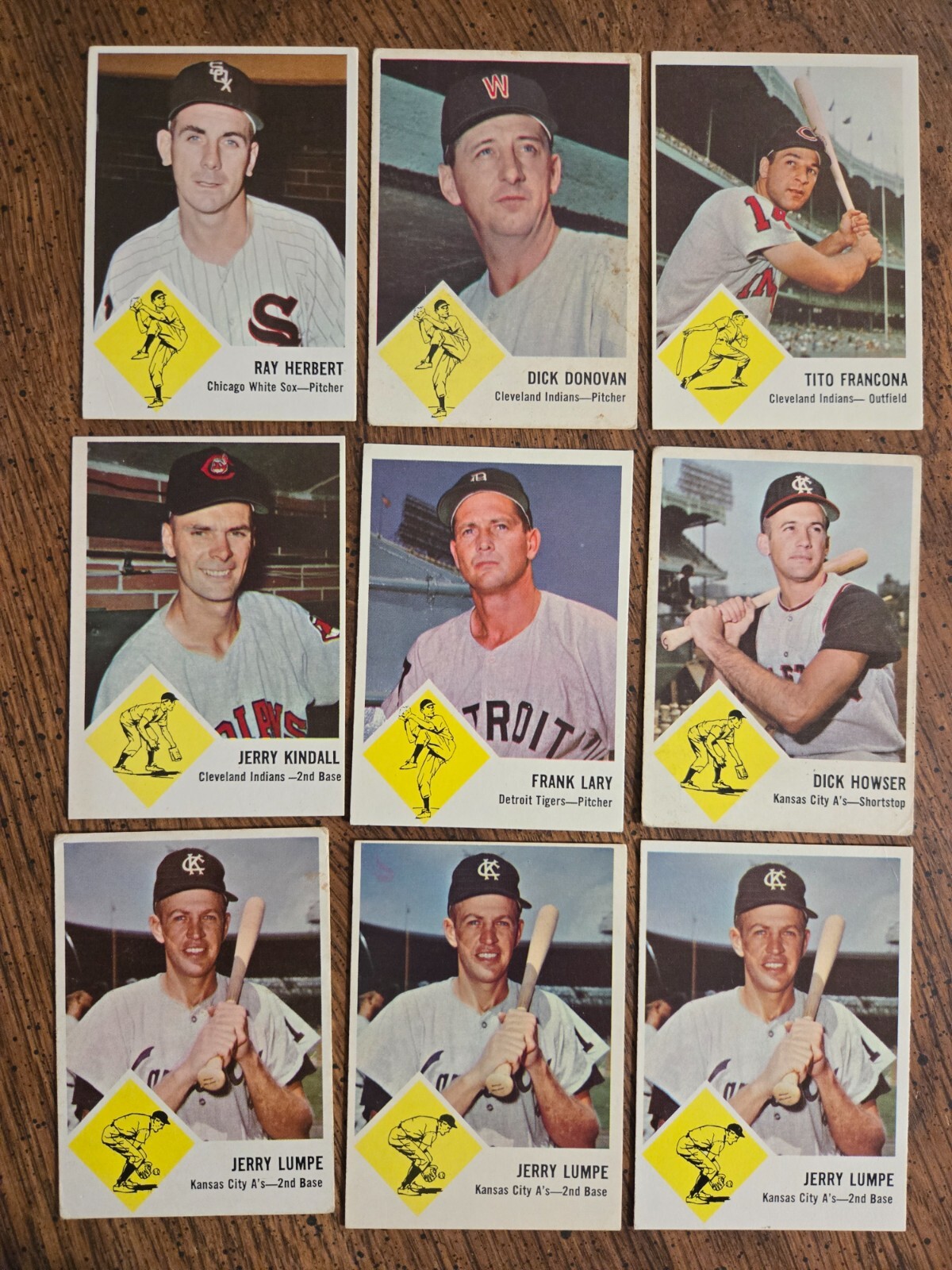 1963 FLEER BASEBALL GREATS #9 – #65 ****FREE SHIPPING****