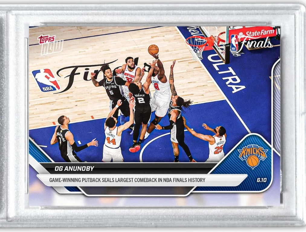 PRESALE O.G. Anunoby Comeback “Putback” 2026 Topps Now GRADED GEM-MT 10 #336